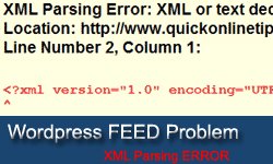 Fix WordPress Feed XML Parsing Errors [RSS Feed Problem]