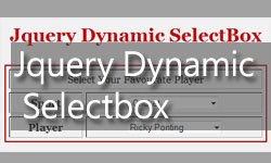 Jquery Dynamic SelectBox