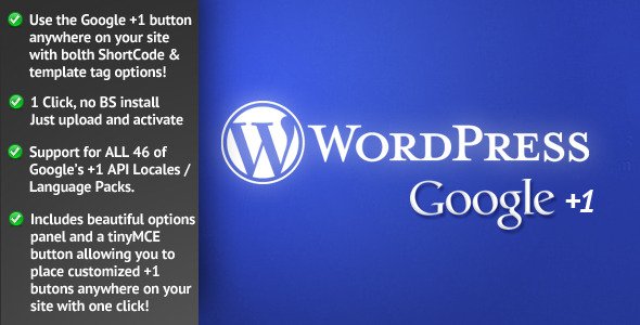 google-plus-one-for-wordpress Google Plus One For WordPress
