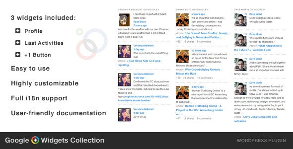 google-plus-widget-collection Google Plus Widget Collection