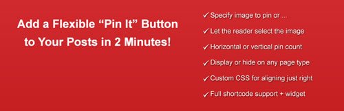 Pinterest Pin it Button WordPress Plugin